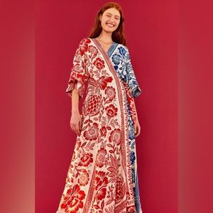 Farm rio NWT Mixed Pineapple Garden Wrap Dress
Size S